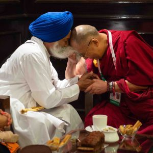 Mit Singh Sahib Giani Gurbachan Singh in Neu-Delhi