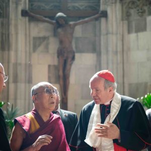 Mit Kardinal Christoph Schönborn in Wien, Österreich