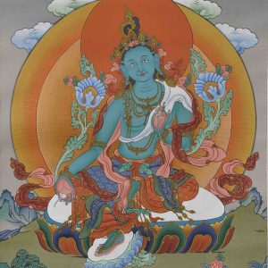 Thangka Grüne Tara