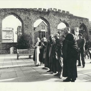 Gebet für den Frieden in Coventry, Großbritannien