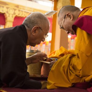 Mit S.E. Dagyab Rinpoche in Südindien