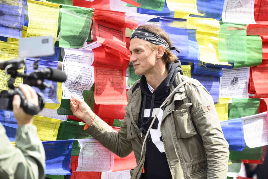 Tibet Fest | Tibet Haus, aufgenommen am Samstag (23.08.2025) auf dem Roßmarkt in Frankfurt am Main. Foto: Salome Roessler / lensandlight